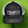 SNAPBACK TRUCKER CAPS with Embroidered Champion Logo